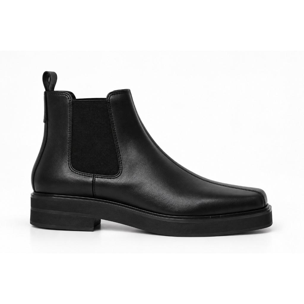 Square Toe Chelsea Boots